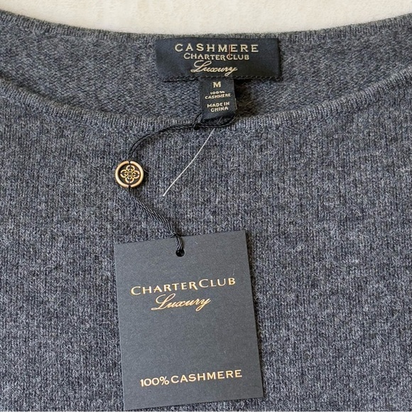 Charter Club Dresses & Skirts - NWT 100% Cashmere Dress Mid Length Transitional Timeless Lightweight Luxury sz M